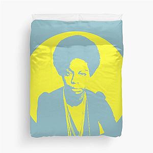 Nina Simone -  jazz lady (for dark background) Duvet Cover