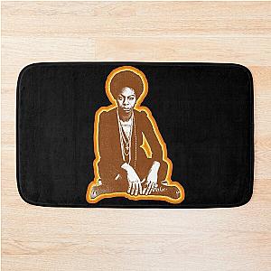 Nina Simone ------ Original Retro Style Fan Design  Bath Mat