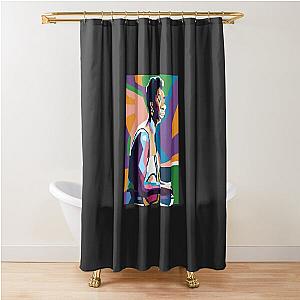 An Abstract Geometric of Nina Simone Classic T-Shirt Shower Curtain