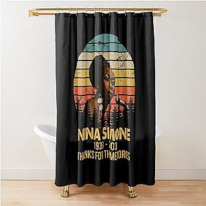 Legend Never Die Nina Simone Retro Thanks For The Memories Shower Curtain