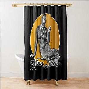 Queen Nina Simone Gold Tribute  Shower Curtain