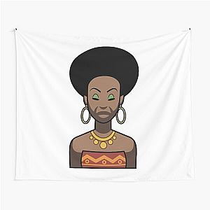 Nina Simone Minimalist  Tapestry