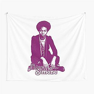 Nina Simone --- Original Retro Fan Art Design  Tapestry