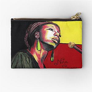 Nina Simone Painting Zipper Pouch