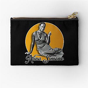 Queen Nina Simone Gold Tribute  Zipper Pouch