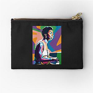 An Abstract Geometric of Nina Simone Classic T-Shirt Zipper Pouch