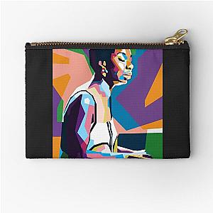 An Abstract Geometric of Nina Simone Classic T-Shirt Zipper Pouch