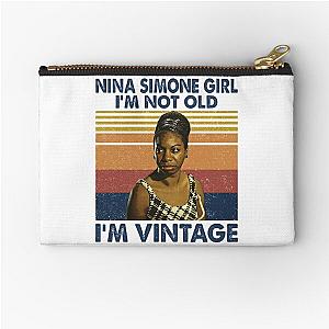 Retro Nina Simone Girl I'm Not Old I'm Vintage Zipper Pouch