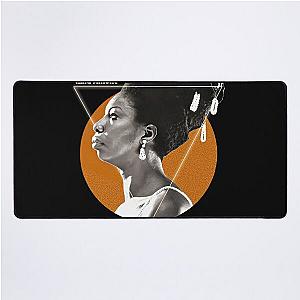 Retro Nina Simone Gold Tribute  Desk Mat