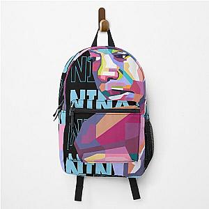 Abstract Nina Simone in WPAP  Backpack