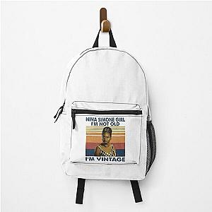 Retro Nina Simone Girl I'm Not Old I'm Vintage Backpack