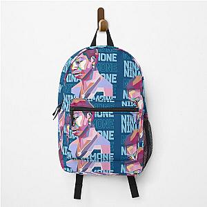 Nina Simone Abstract Nina Simone in WPAP Backpack