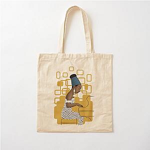 Nina Simone at the piano  Cotton Tote Bag