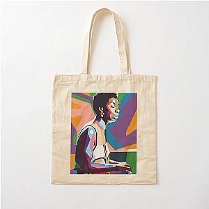 An Abstract Geometric of Nina Simone Classic T-Shirt Cotton Tote Bag