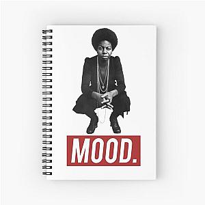 Nina Simone Mood Spiral Notebook