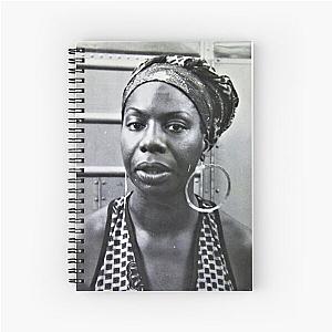 Nina Simone Portrait Spiral Notebook