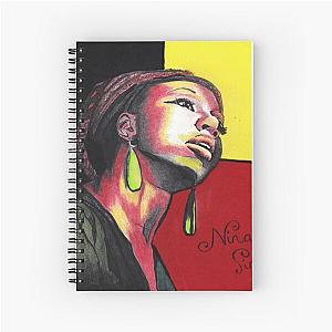 Nina Simone Painting Spiral Notebook