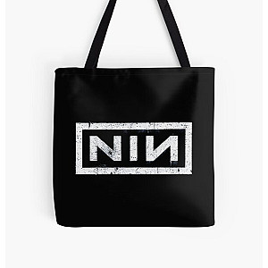 Classic Vintage NIN Retro Logos All Over Print Tote Bag RB0211