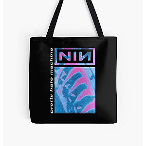 Vintage Pretty Hate Machine NIN Logo || 004 All Over Print Tote Bag RB0211