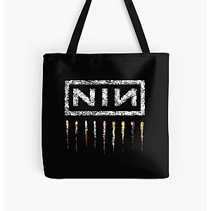 Classic Retro NIN Vintage Logo || 001 All Over Print Tote Bag RB0211