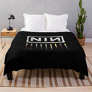 Classic Retro NIN Vintage Logo || 001 Throw Blanket RB0211