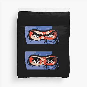 Ninja Gaiden uh-oh Duvet Cover