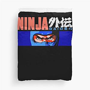 retro NINJA GAIDEN TITLE SCREEN - the dark sword of chaos classic Duvet Cover