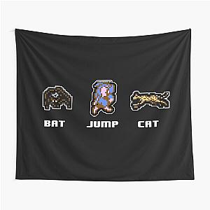 Bat Jump Cat Ninja Gaiden NES Tapestry