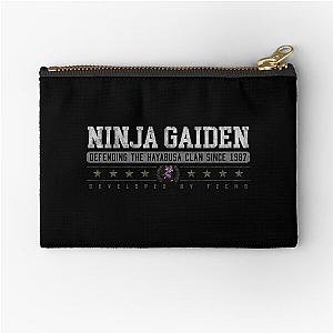 Ninja Gaiden - Vintage - Black Zipper Pouch