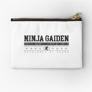 Ninja Gaiden - Vintage - White Zipper Pouch