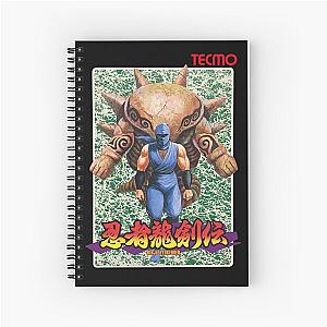 Ninja Gaiden Famicom Cover Art Spiral Notebook