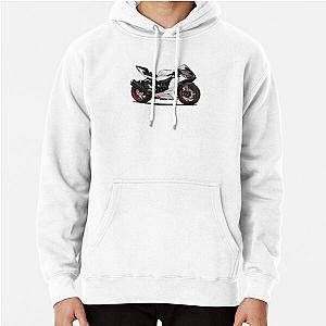 2024 Kawasaki Ninja ZX6R White Pullover Hoodie