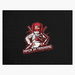 Girl Ninja Training Jigsaw Puzzle