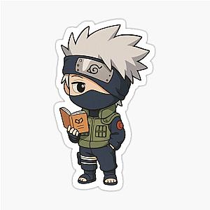 Chibi Kakashi Hatake Peekaboo Ninja with a Book Sticker