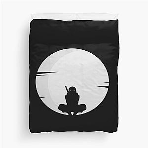 Ninja and the Full Moon Duvet Cover