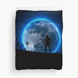 Ninja in the moonlight Duvet Cover