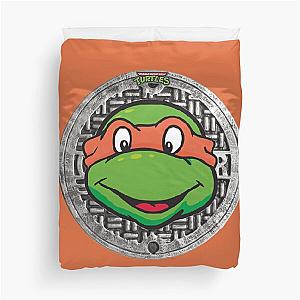 Orange Ninja Turtles Michelangelo Duvet Cover