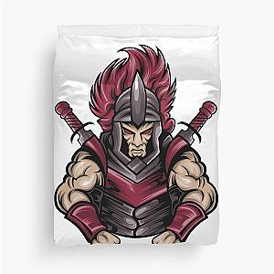 Male Ninja Carrying a Samurai Sword Duvet Cover