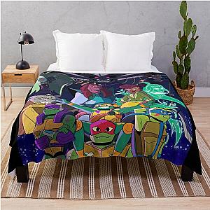 Rise of the Teenage Mutant Ninja Turtles Finale Throw Blanket