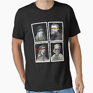 Ninja Artists Leonardo Donatello Raphael Michelangelo Parody Renaissance Essential T-Shirt