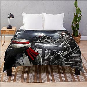 Red Ninja Turtles 1990 Movie Poster Blanket