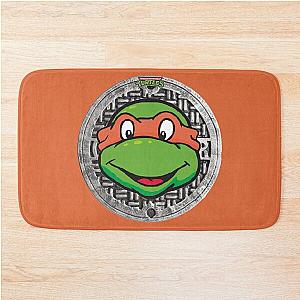 Orange TMNT The Ninja Turtles Michelangelo Bath Mat