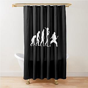 Funny Ninja Evolution T-Shirt Ninja Lover Gift Shower Curtain