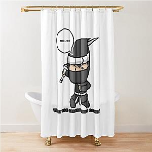 Cute Ninja Ninja Shower Curtain