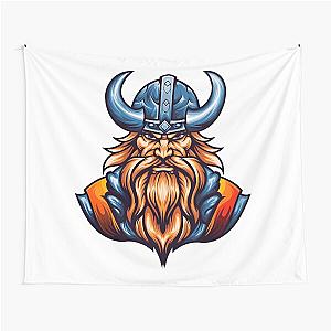Horned Ninja Bodyguard Tapestry