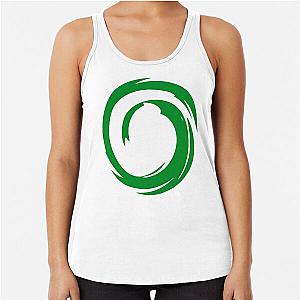 Green Ninja Power Racerback Tank Top