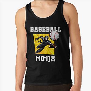 Baseball Ninja Fun Athletic Design Tank Top
