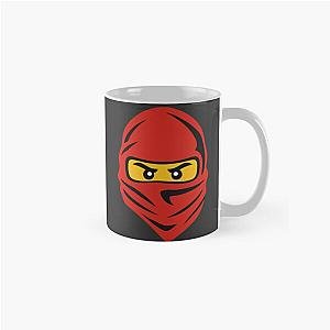 Red Ninja Eyes Minimalist Design Classic Mug