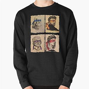 Funny Italian Artists Turtles Art Lovers Gift Renaissance Ninja Artists Pullover Sweatshirt