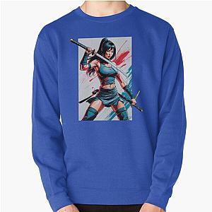 Female Ninja with Katana Sweatshirt